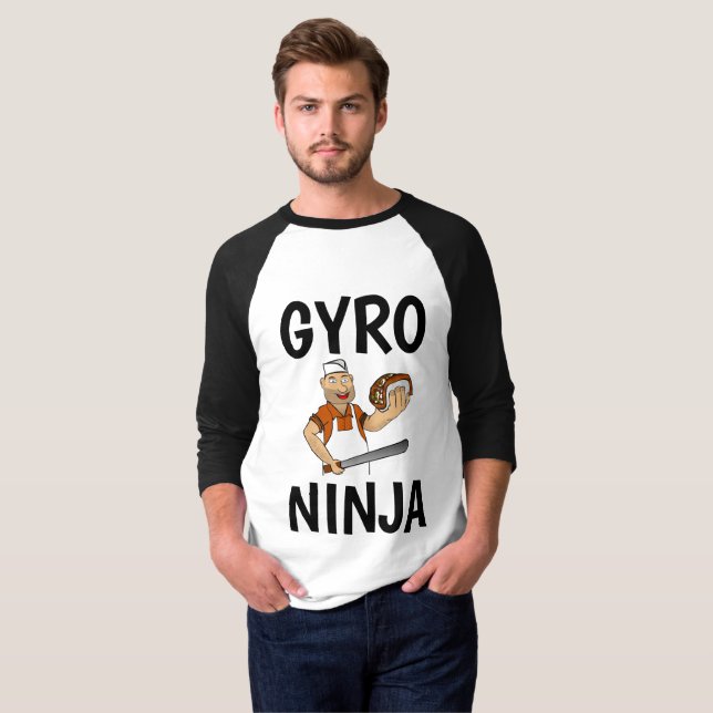 GYRO NINJA Manar-shirts T Shirt (Hel framsida)