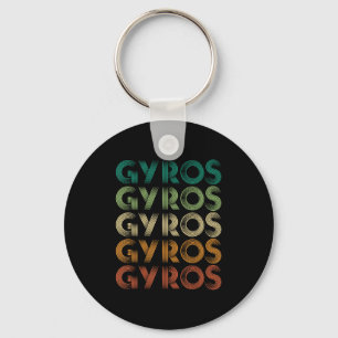 Gyros Grekland Gregrekiska Foot Malaka Nyckelring