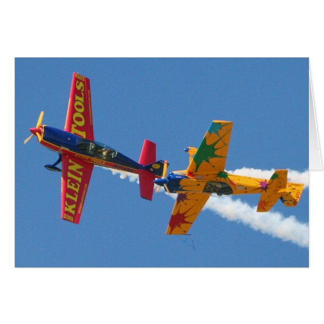 Gyroscopic Aerobatics Hälsningskort (Framsidan Horizontal)