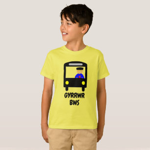 gyrrwurkor   Bussförare på walesiska T Shirt