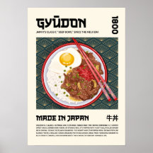 Gyudon Traditionell Japansk Nötkötts Bowl Konst