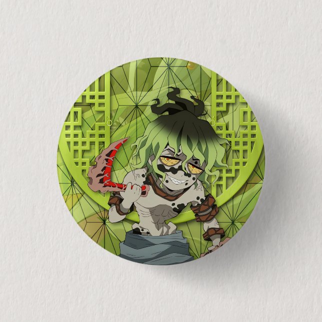 Gyutaro Upper Måne 6 Chibi Knapp (Framsida)