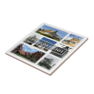 H004 PHNOM PENH, Kambodja, Asien, Kakelplatta