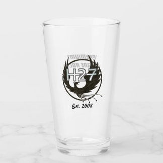 H27 Svart marmor-Logotyp, färgpiggglas Glaskopp