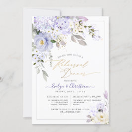 H2 Lila Hydrangea Cream Ro Rehearsal Middag Inbjudningar
