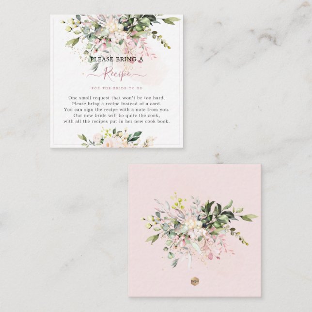 H2 Rosa Eukalyptus Receptförfrågan Tilläggskort (Fram/baksida)