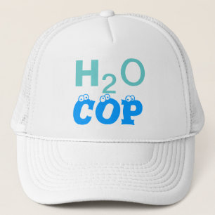 H2O COP - Anpassade Cap Truckerkeps