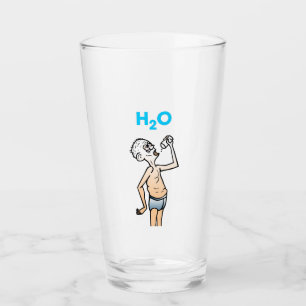 H2O Den törstige mannen glas