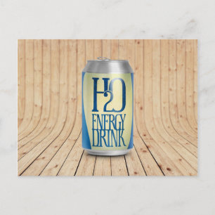 h2o energidryck vykort