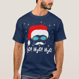 H2o H2o H2o Jultomten Swimming Bassäng jul Sw T Shirt