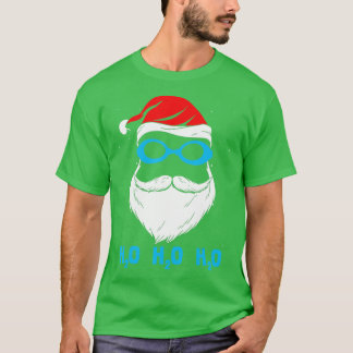 H2o H2o H2o Jultomten Swimming Santa Hat Swimmin T Shirt