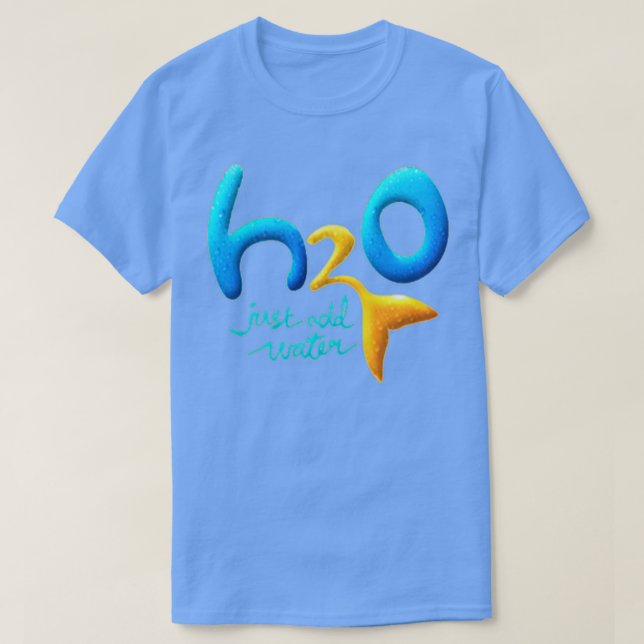 H2O Lägg bara till Vatten 3 T Shirt (Design framsida)