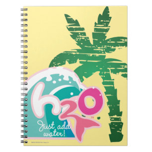 H2O-logotyp Anteckningsbok Med Spiral