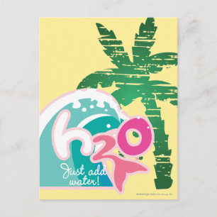 H2O-logotyp Vykort