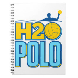 H2O Vatten Polo Anteckningsbok