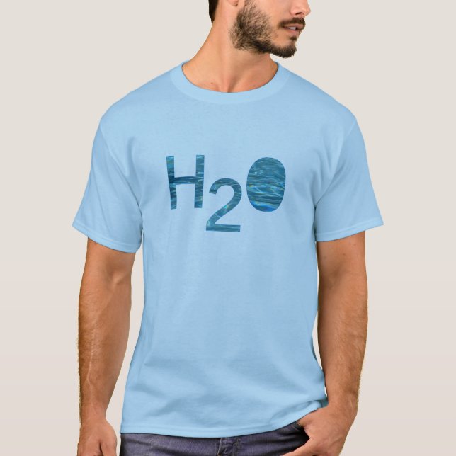 H2O vatten Tee (Framsida)