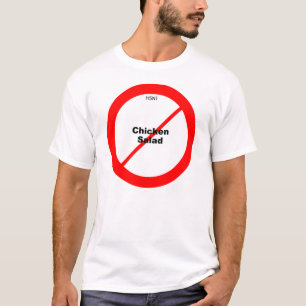 H5N1 ingen feg sallad T-shirt
