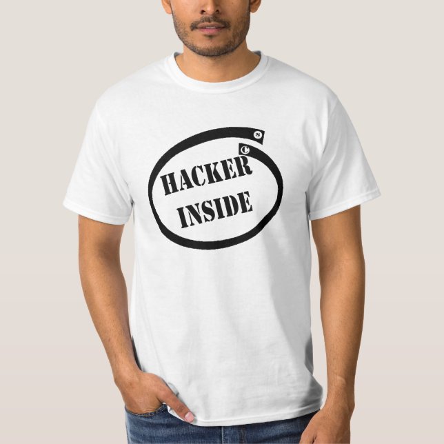H.A.C.K.E.R I.N.S.I.D.E. TEE (Framsida)