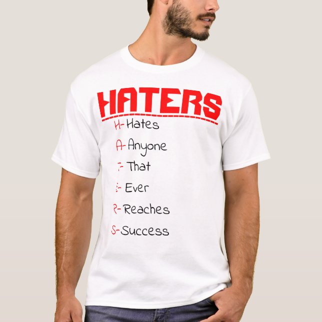H-A-T-E-R-S T SHIRT (Framsida)