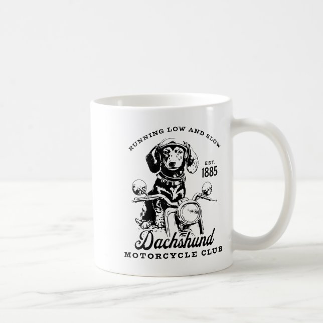 H&amp;h New Life Clothing Uni-adults Dachshund Mot Kaffemugg (Höger)