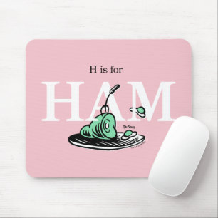 "H är för HAMN" Alfabetdesign Musmatta