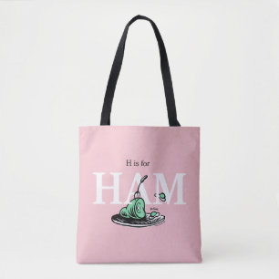"H är för HAMN" Alfabetdesign Tygkasse