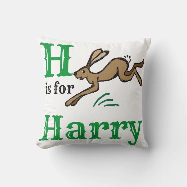 H är för Harry pojke Kudde (Framsida)