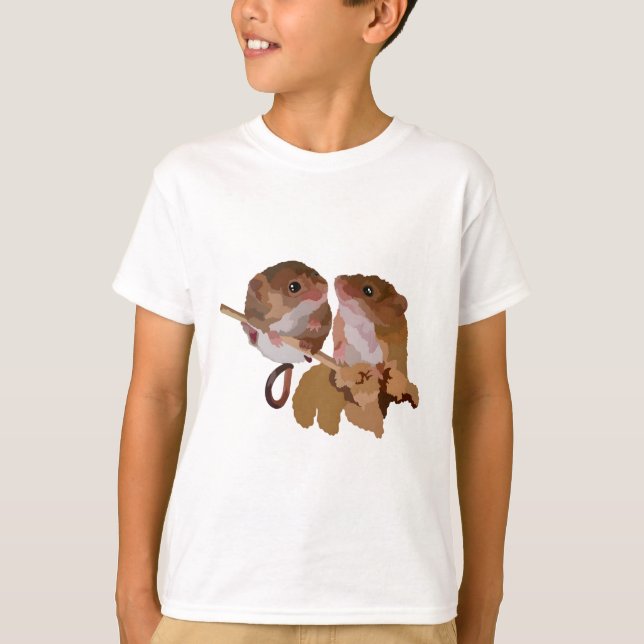 H är för Harvest Mouse T Shirt (Framsida)