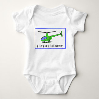 H är för helikopter t shirt