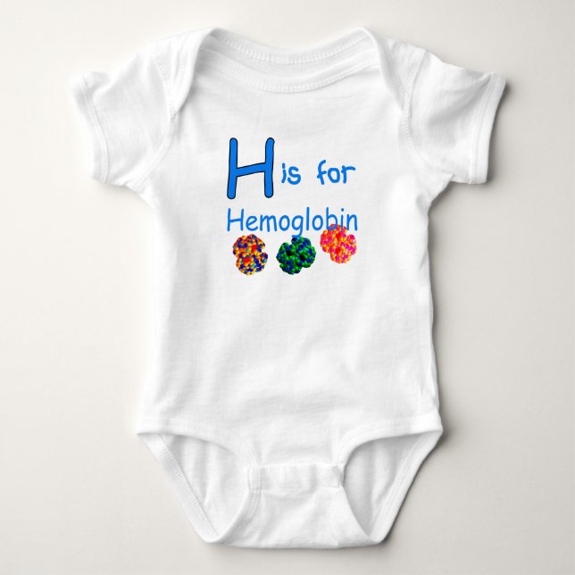 H är för Hemoglobin Tee Shirt (Framsida)