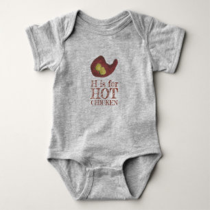 H är för HETT CHICKEN Nashville Barbeque BBQ Leg T Shirt