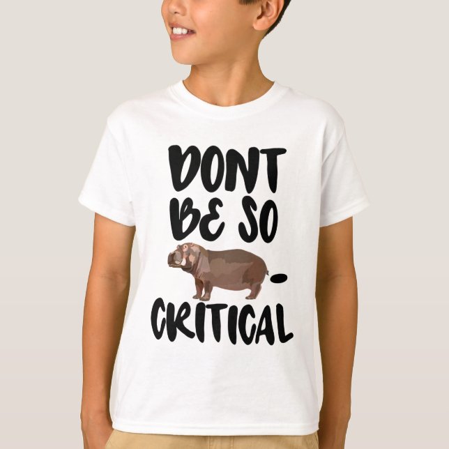 H är för Hippo T Shirt (Framsida)