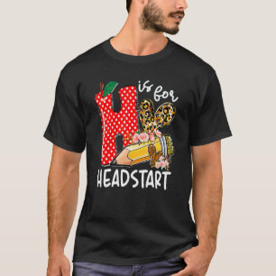 H är för högstadiet Lycklig första skoldagen T Shirt