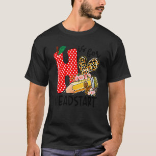 H är för högstadiet Lycklig första skoldagen T Shirt