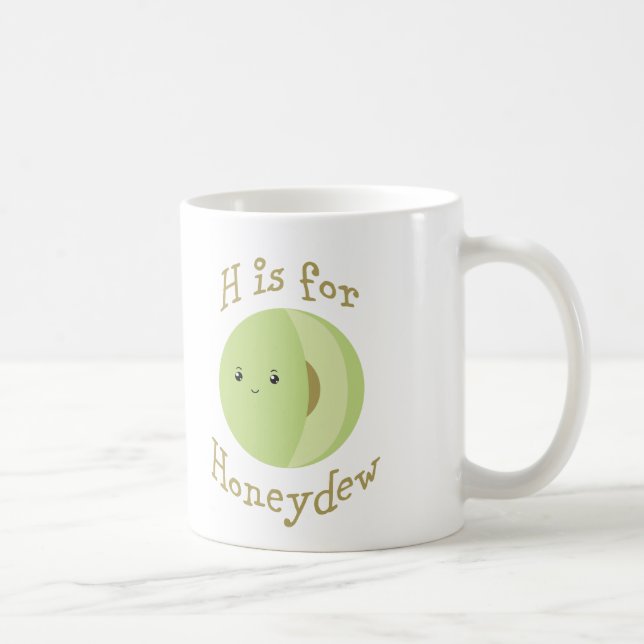 H är för Honeydew Kaffemugg (Höger)