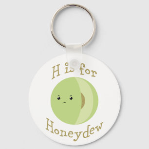 H är för Honeydew Nyckelring