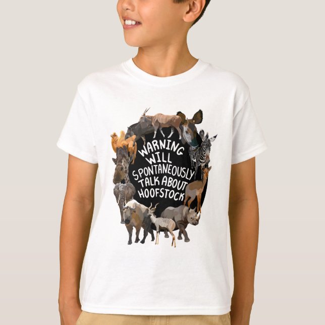 H är för Hoofstock T Shirt (Framsida)