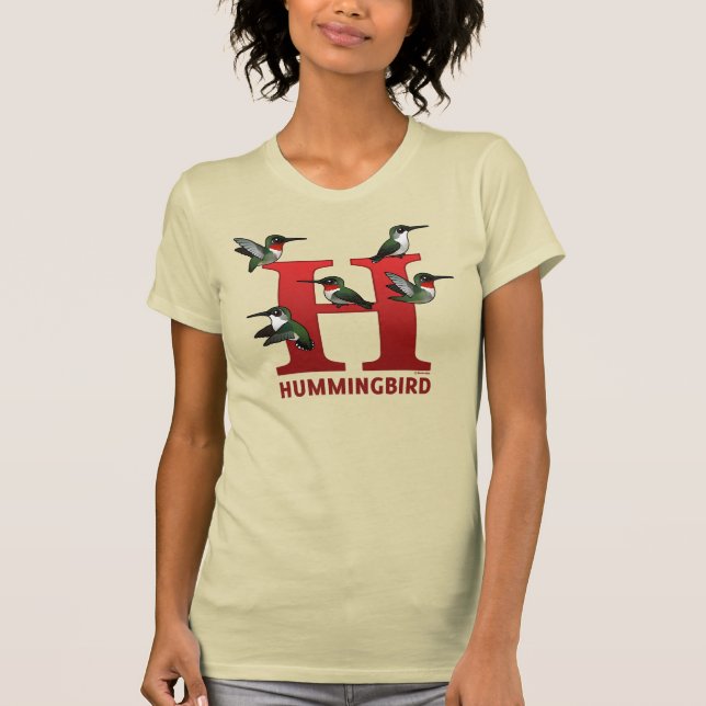 H är för Hummingbird T-shirt (Framsida)