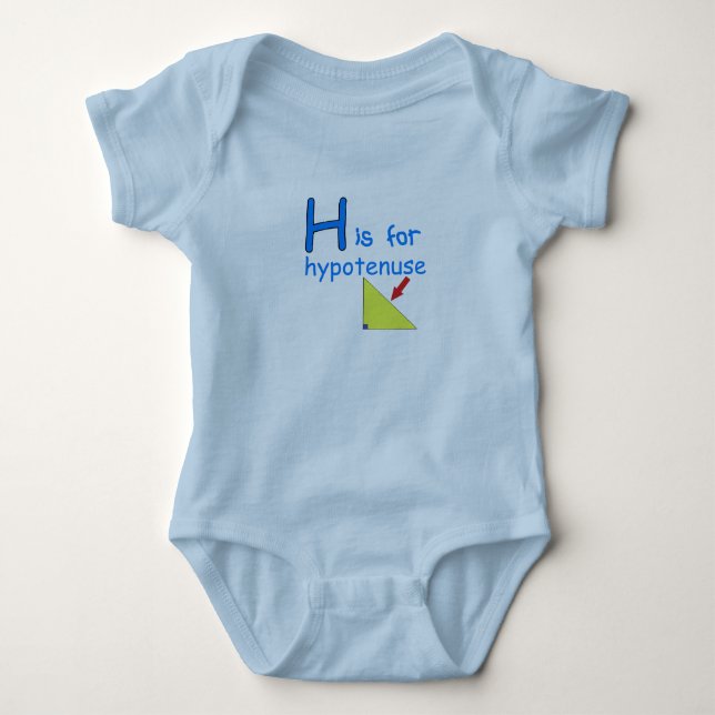 H är för Hypotenuse T-shirt (Framsida)