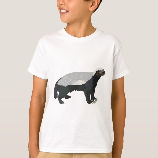H är till Honey badger T Shirt (Framsida)