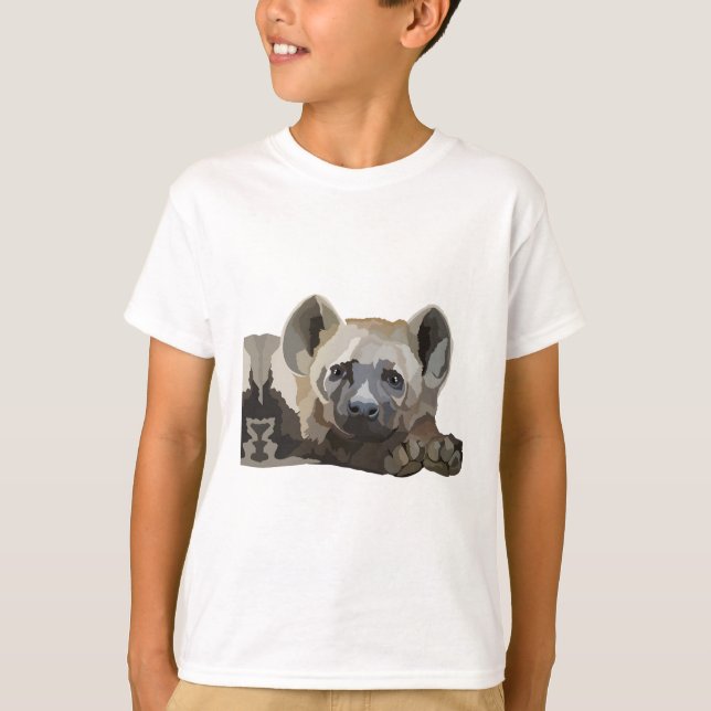 H är till Hyena T Shirt (Framsida)