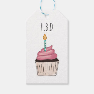 H.B.D-gåvamärkre Presentetikett