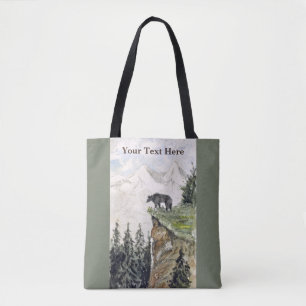 H. Bullock Webster - Bear on Cliff Tygkasse