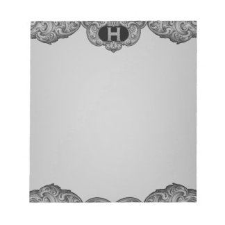 H - Falck Alphabet (Silvery) Anteckningsblock