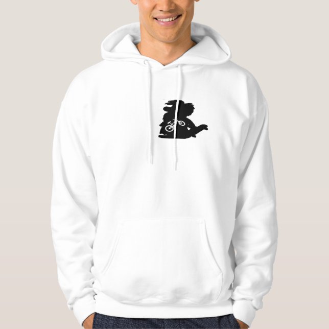 H för grottmanryttarehoodies hoodie (Framsida)