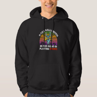 H For Halloween For Home Playing Games  Apparel Hoodie