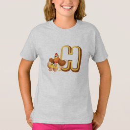 H för Höna T Shirt