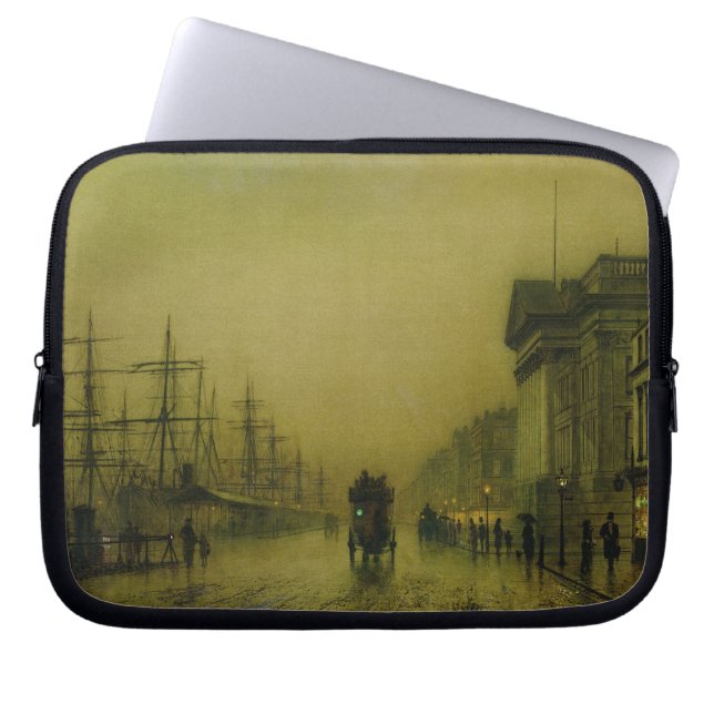 H för John Atkinson Grimshaw | Liverpool Laptop Fodral (Framsidan)