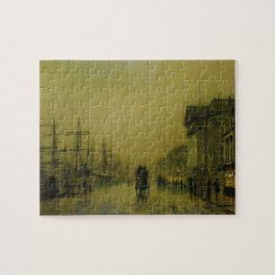 H för John Atkinson Grimshaw Liverpool Pussel