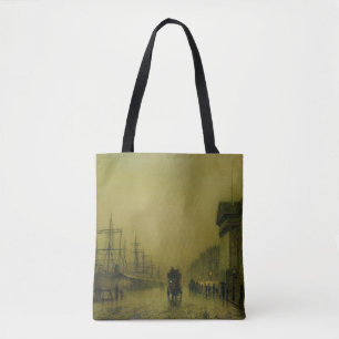 H för John Atkinson Grimshaw Liverpool Tygkasse